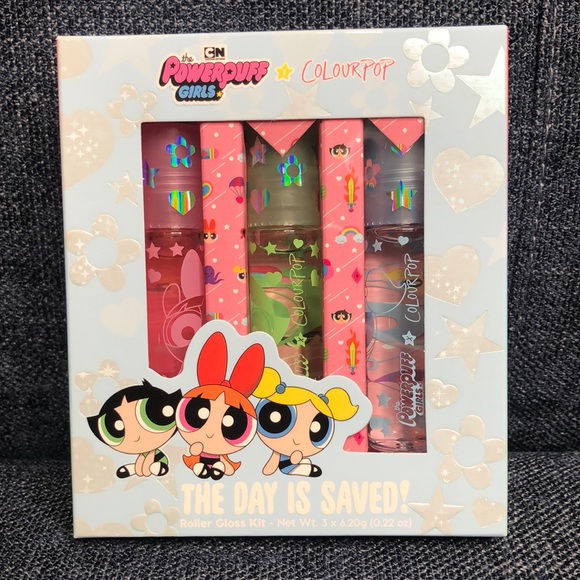NWT Colourpop Powerpuff Girls Roller Gloss Kit